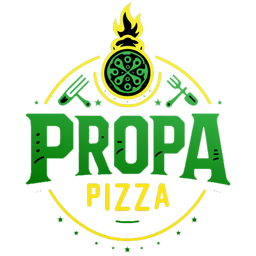 Proppa Pizza logo.
